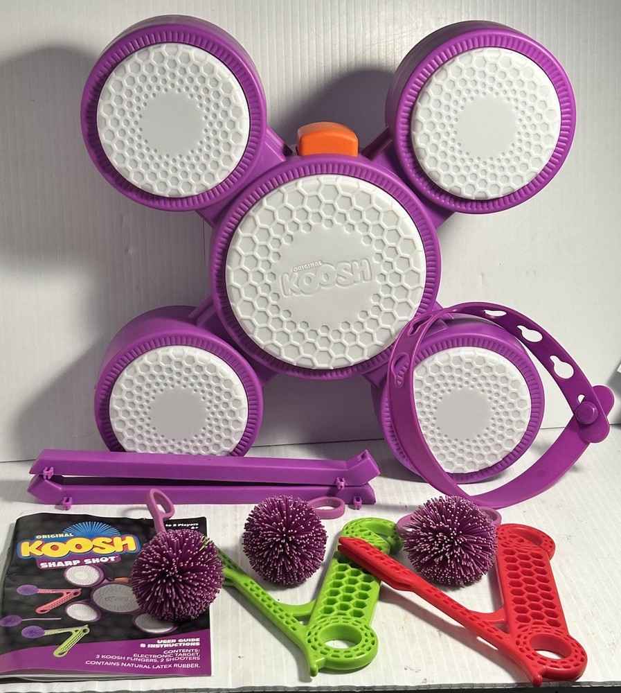 Hasbro Koosh Sharp Shot Interactive Target 3 Electronic Game, Tested Works