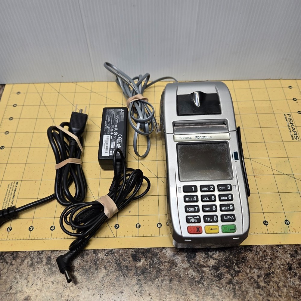 FirstData FD 130 Duo Credit Card Reader 001846064