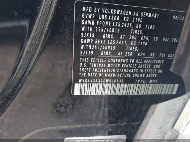 TIGUAN 2013 Speedometer 3855676