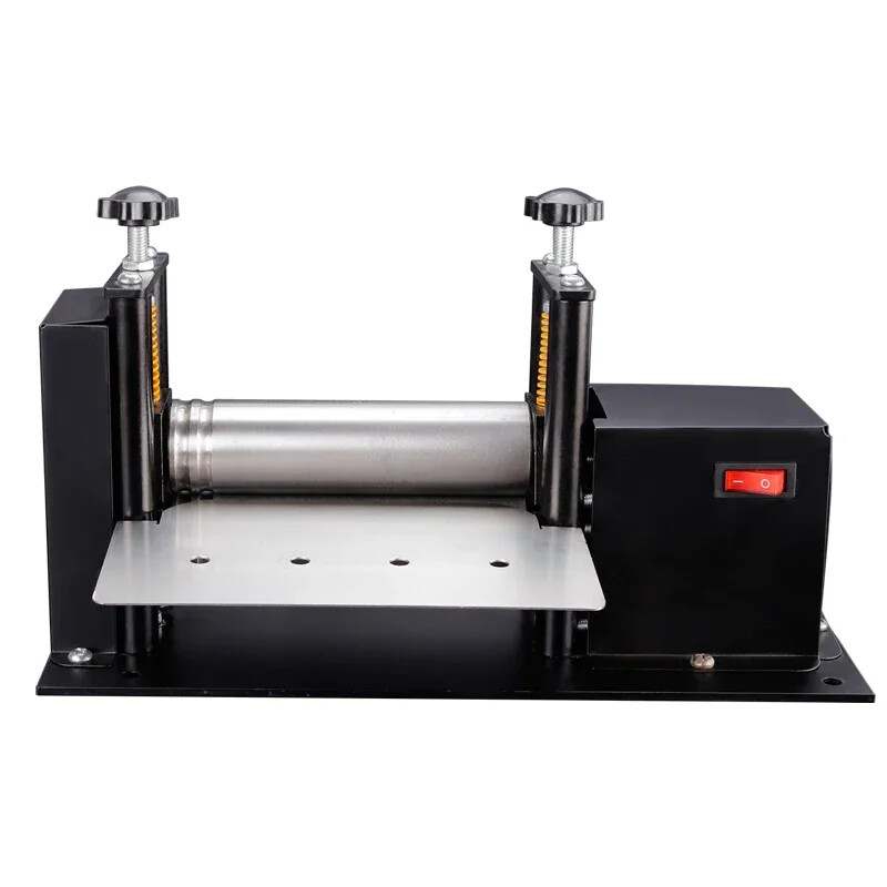 Leather Drawing Machine Hand Rub Rubber Cylinder Machine Leather Press Machine