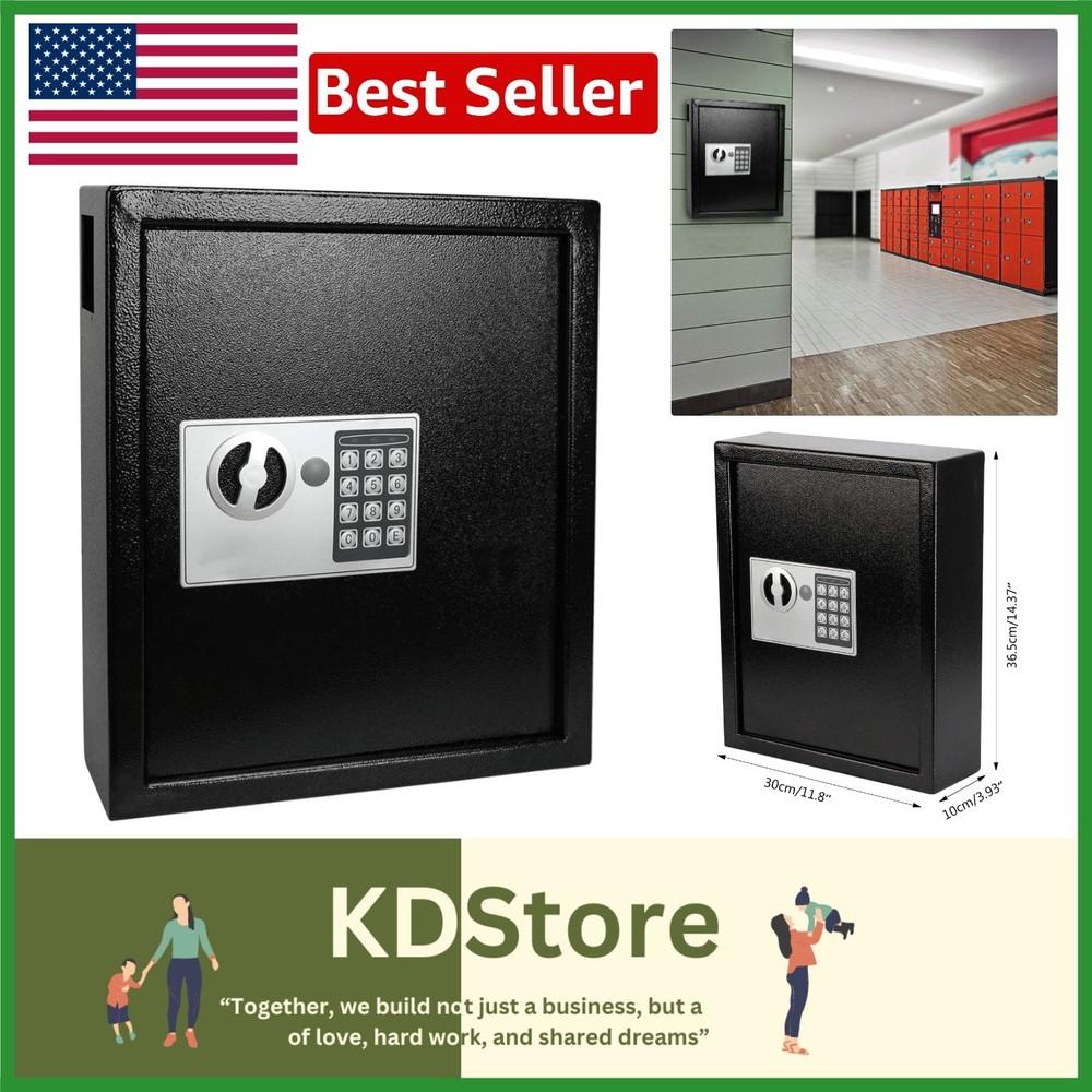 SecureSmart 40-Key Wall Mount Digital Lock Box