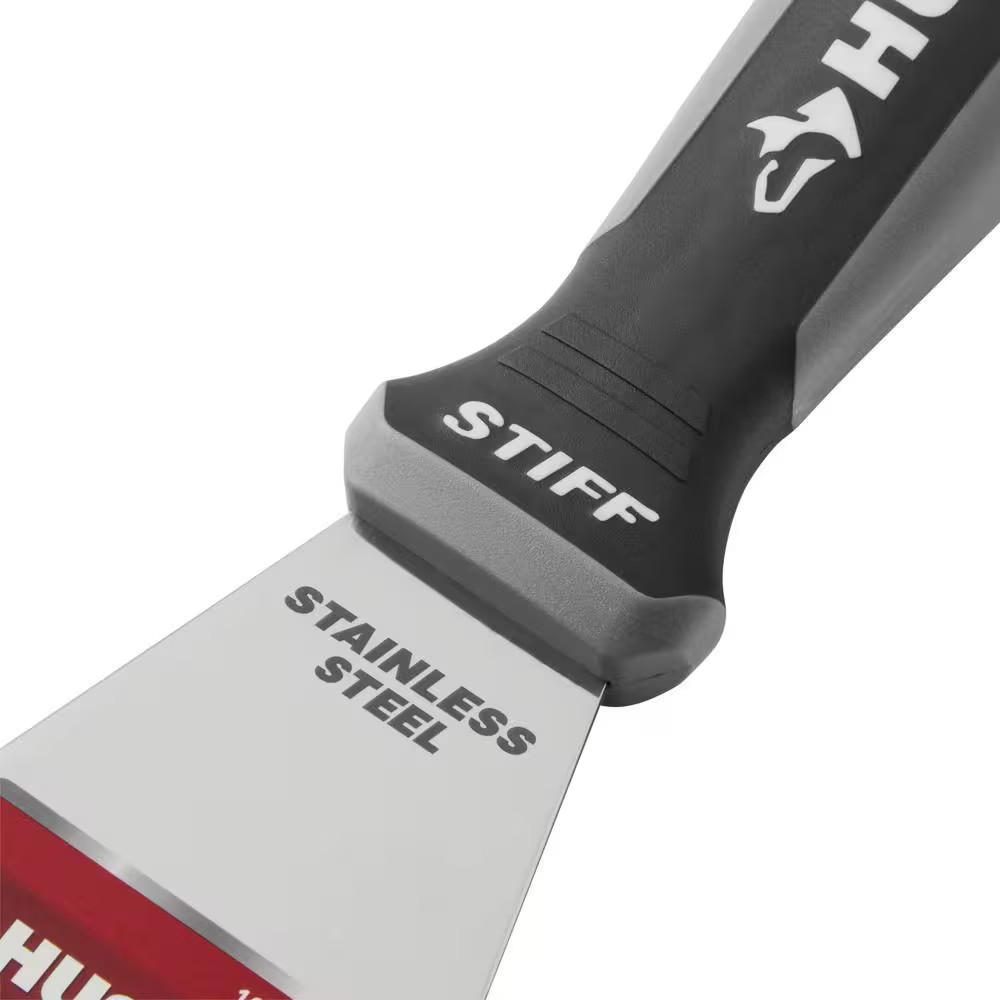 3 In. Flat Extendable Scraper with Stainless Steel Blade