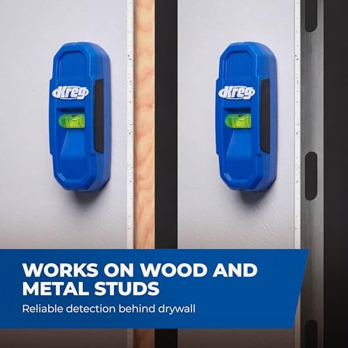 Kreg Magnetic Stud Finder - Handheld Wall Stud Locator with Strong Magnet -