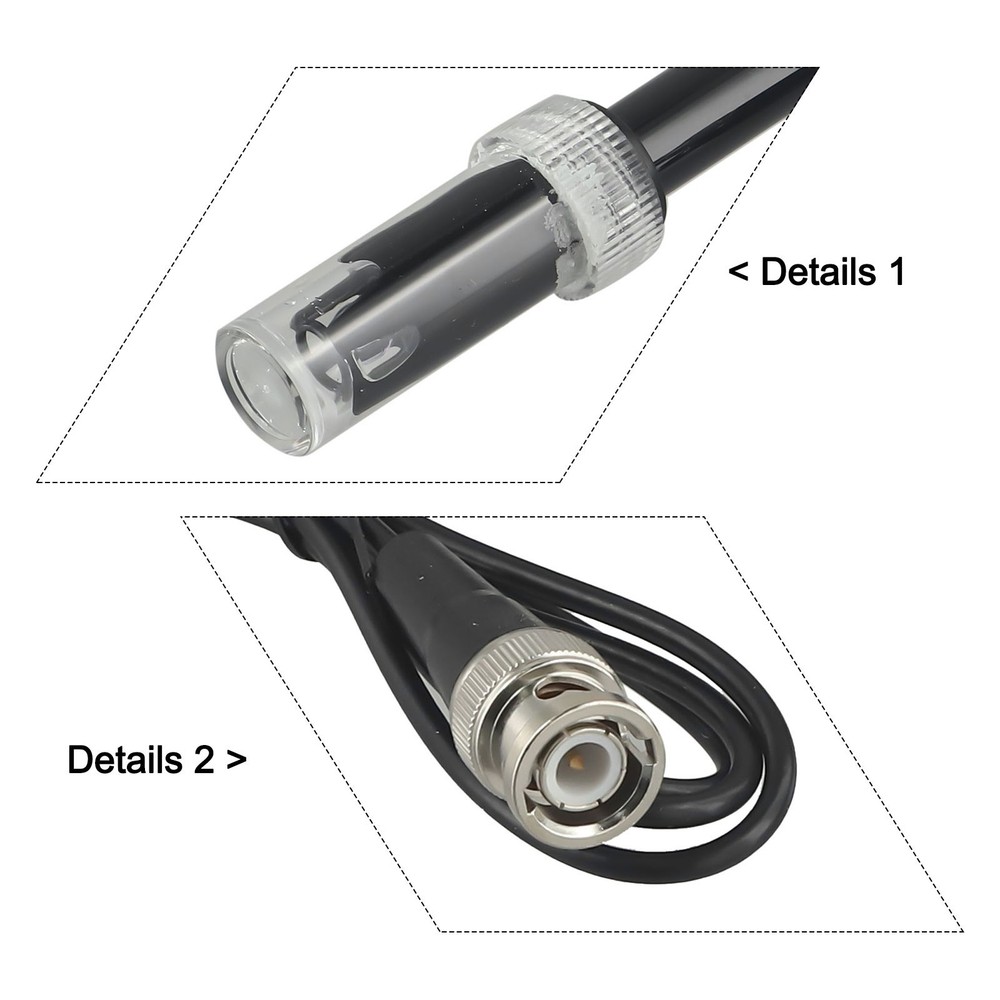 BNC Compatible Laboratory Electrode Probe for PH Testing Reliable Performance