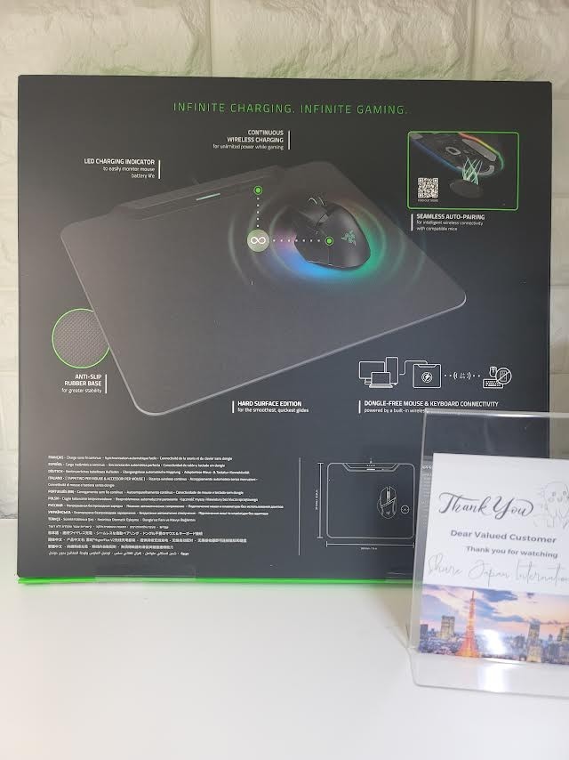 Razer HyperFlux V2 Hard Edition Gaming Mouse Pad Wireless Charging