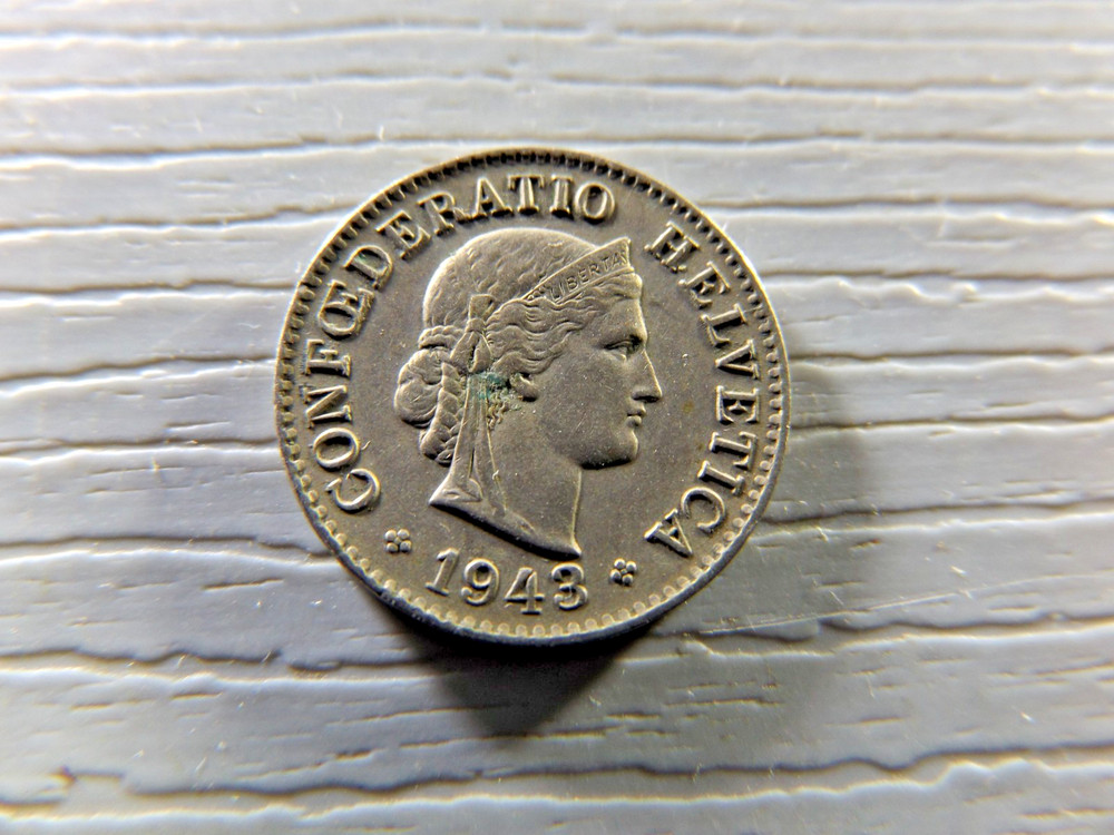 SWITZERLAND 1943 5 Rappen