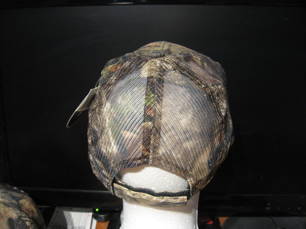 Mossy Oak Camo Cap Mesh Panel Hunting Hat / Adjustable Closure / OSFM
