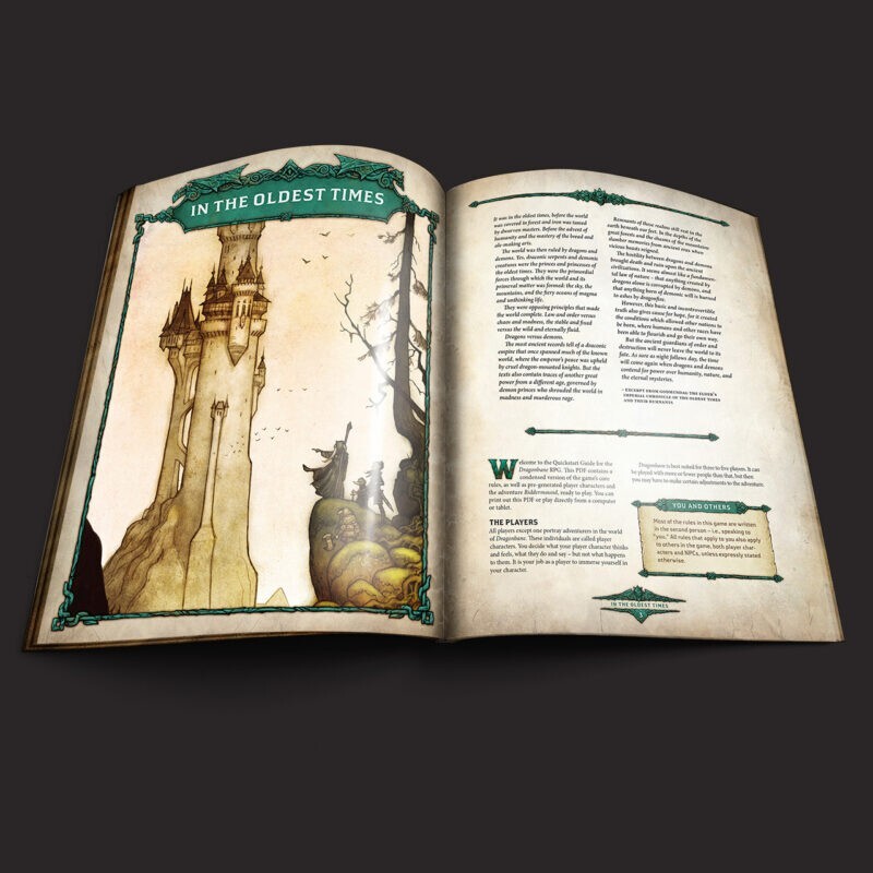 Dragonbane RPG Full Core Rule Book (Softcover)