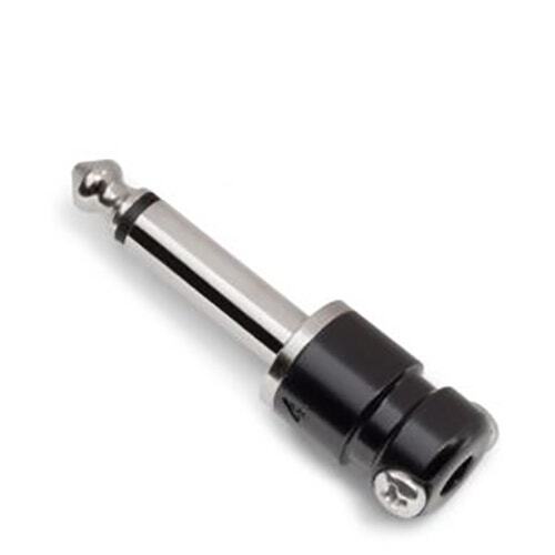 10-Pack SquarePlug SPS4BK Compact Soldered Straight 1/4'' Plug, Black