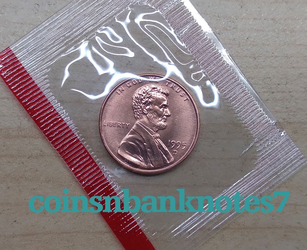 1995-D & P Lincoln Cent BU Set