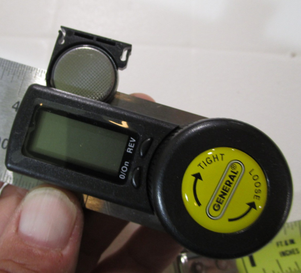 Digital Angle Finder Protractor by General Tools, 5" SS Ruler Lock Knob EX Cond
