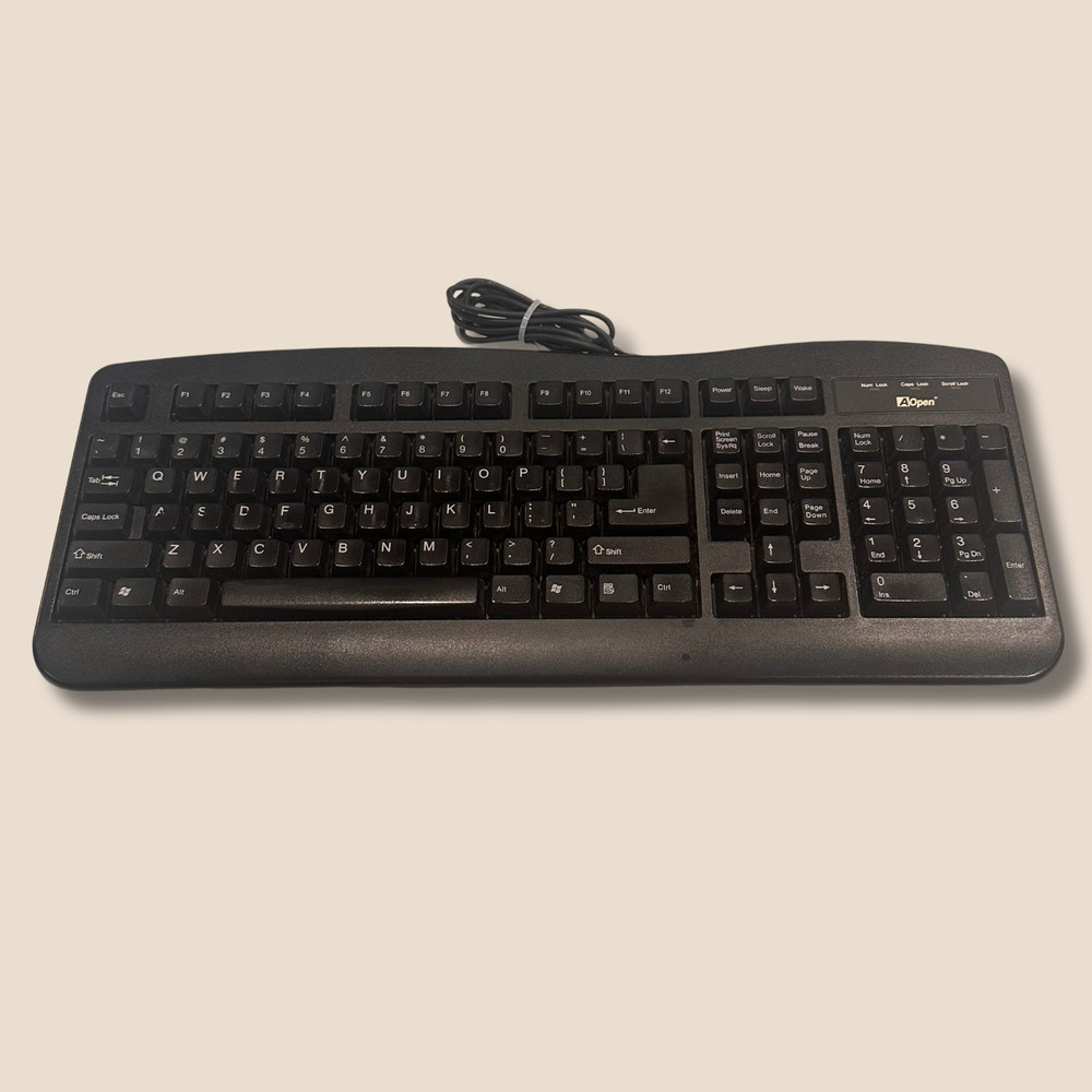 AOpen 3 Keyboard Bundle (KM-826) Wired PS/2 Port Plug & Play Connection