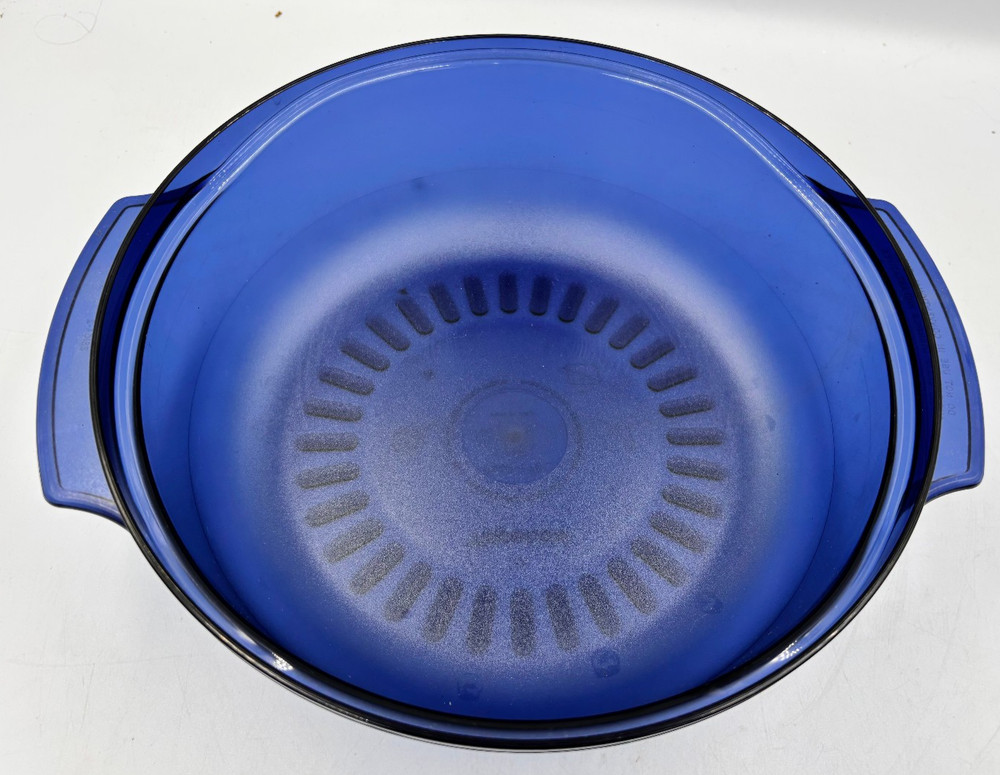 5 Pc Tupperware Microwave Stack Cooker #2193, #2196, #2195, #2210, #2192 - Blue