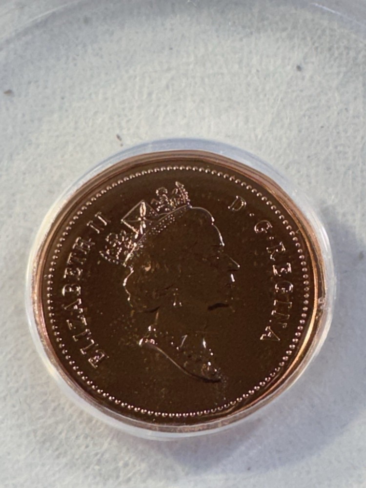 1994 Canada 1 Cent Proof Like Graded MS 68 RD by ANACS