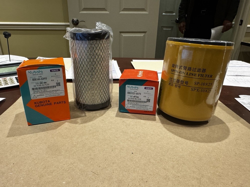 KUBOTA D1105 Diesel ENGINE FILTER KIT SERVICE KIT