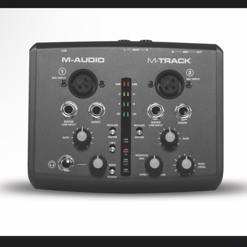 M-Audio M-Track Duo Interface, Please Read And See Photos