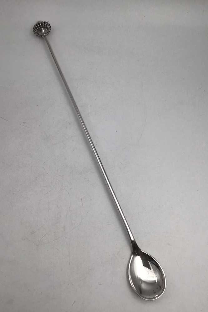 Cohr Sterling Silver Ornamental Drinks / Mixing Spoon