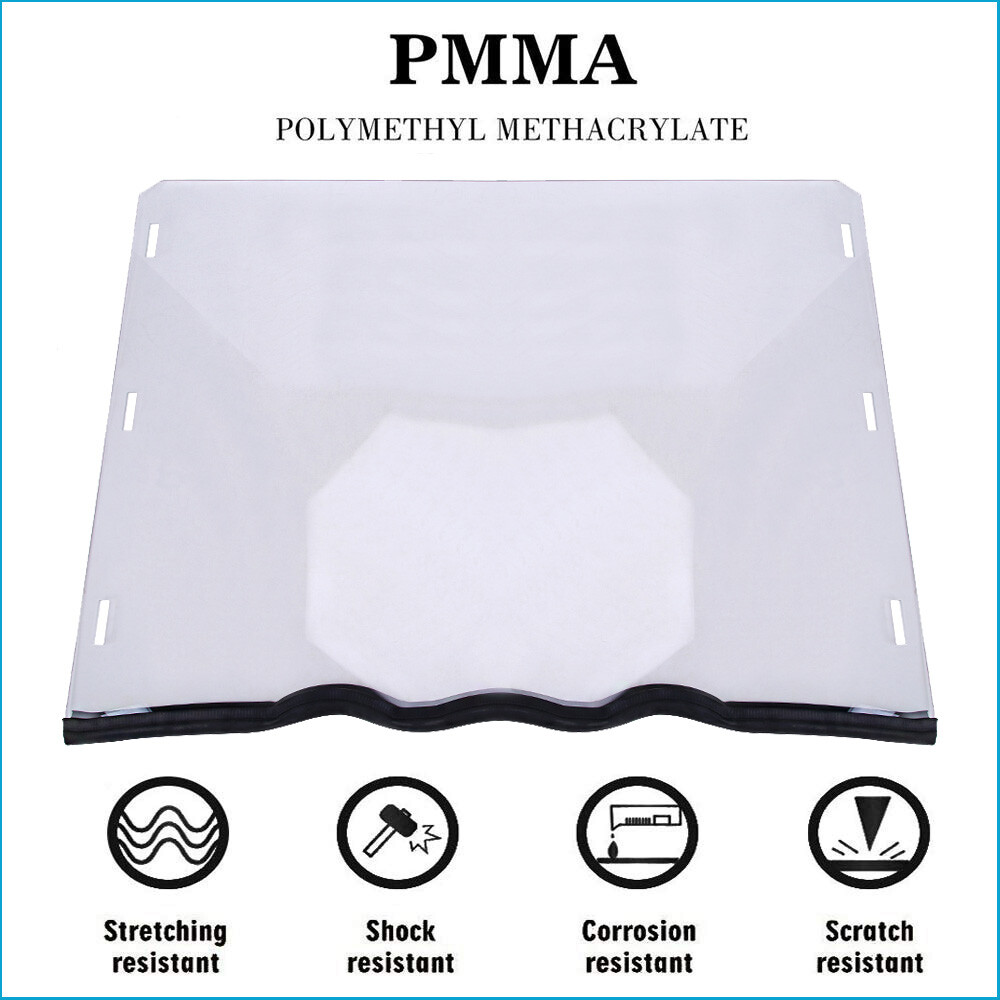 Clear Front Windshield Polycarbonate For Ranger 500 Midsize / Crew 2010-2013 UTV