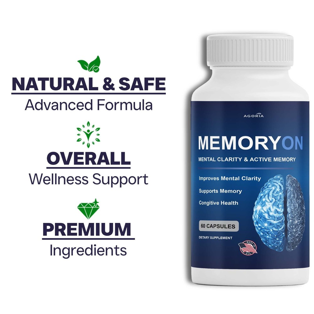 (6 Pack)MemoryOn Advanced Mind Memory & Cognitive Support Pills Genuine MemoryOn