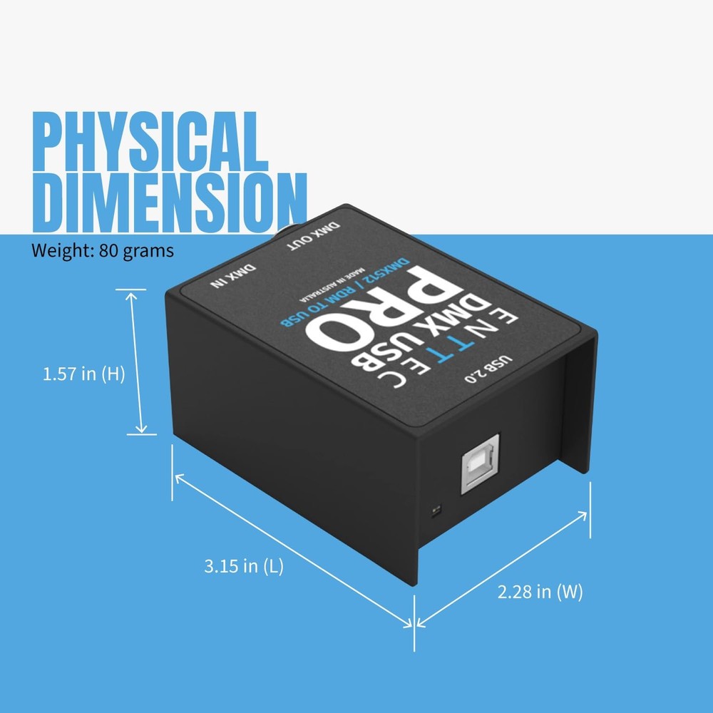 ENTTEC DMX USB Pro 512Ch USB DMX Interface