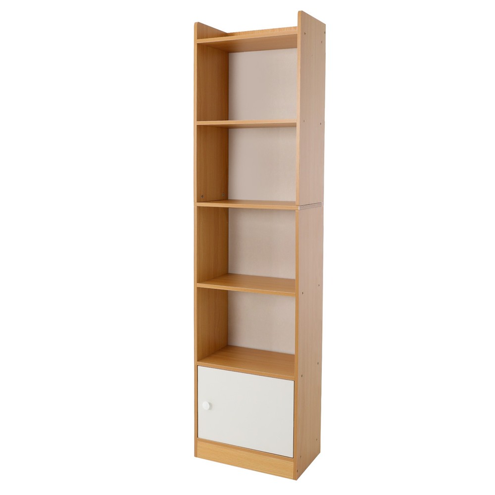5-Tier Storage Rack 5-Tier Modern Storage Rack Small Narrow Corner Bookcase