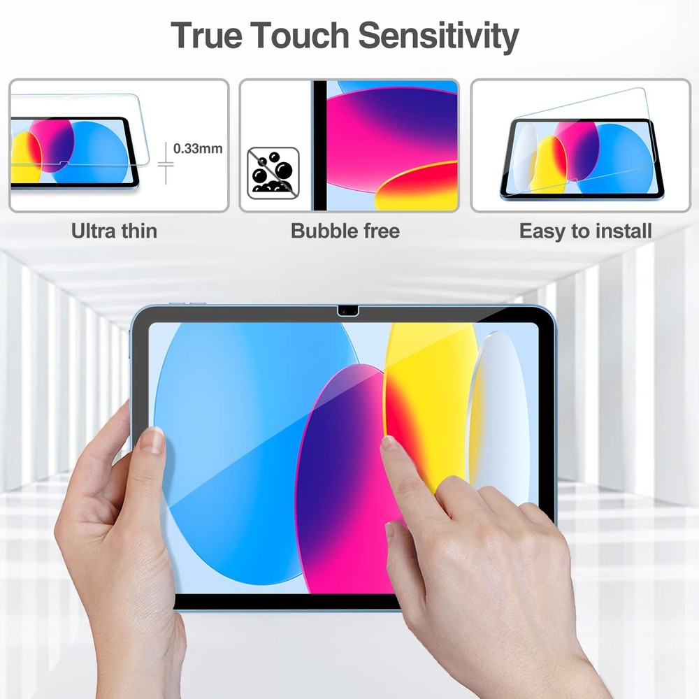 ProCase 2 Pack Screen Protector for iPad A16 2025 11th/10th 2 Pack, Clear