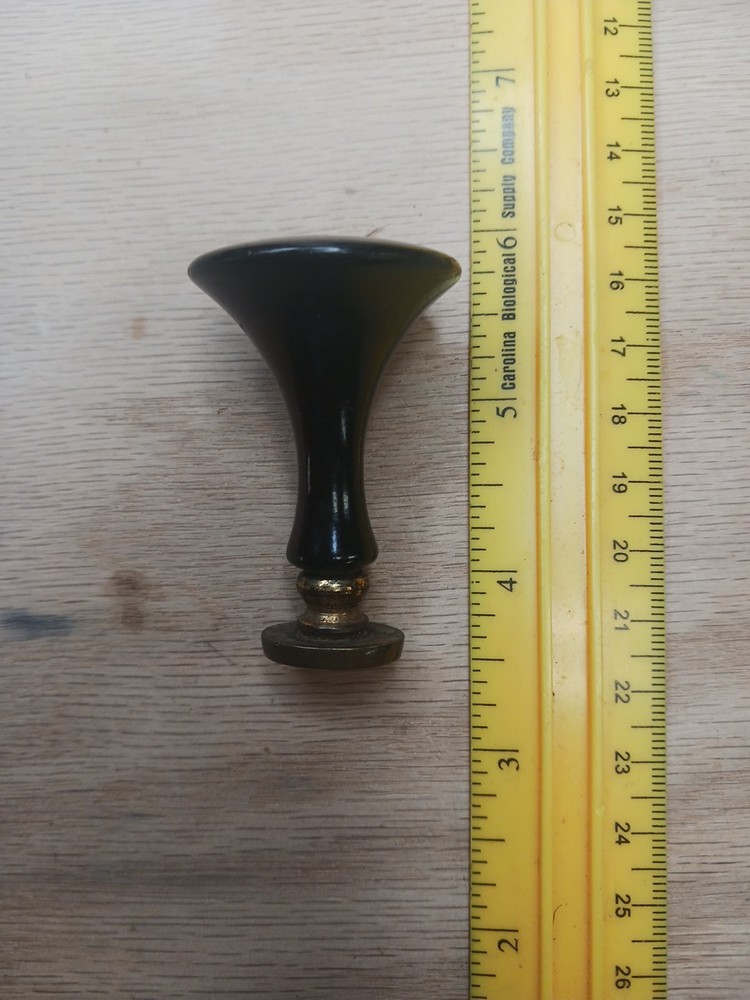 Victorian Desk Wax Seal with Initial "H"
