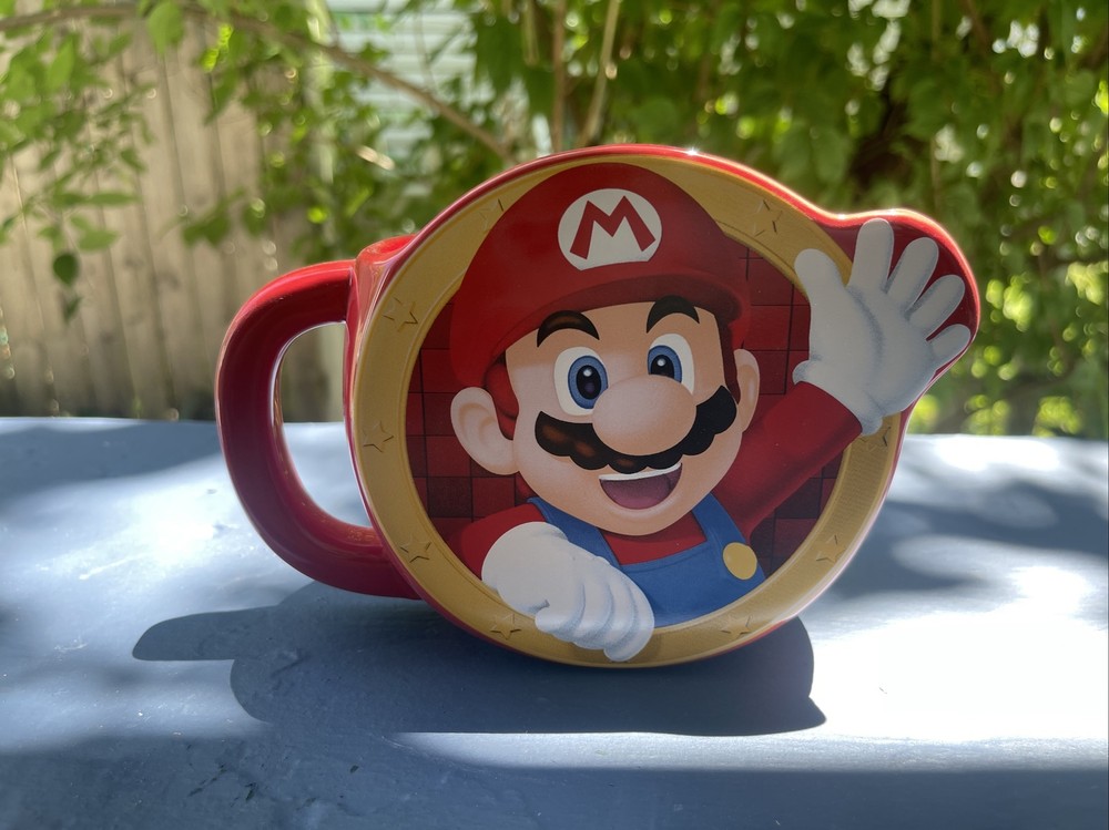 Super Mario Collectible Red Ceramic Mug