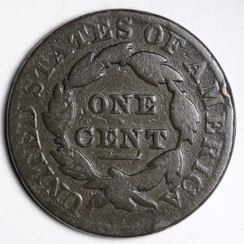 1831 Coronet Head Large Cent CHOICE GOOD+ E126 RCH