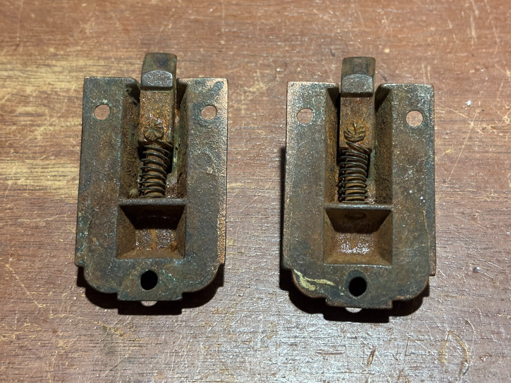 Pair Vintage Cupboard Door Latches
