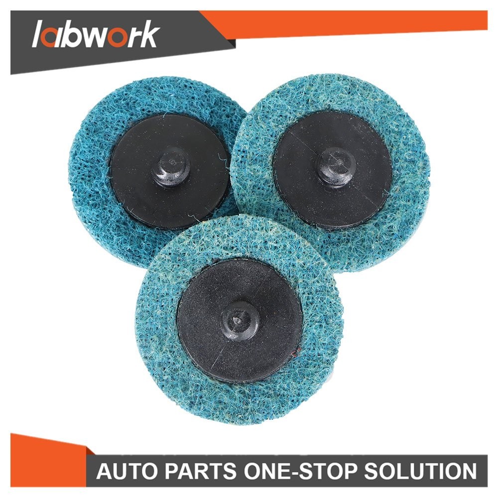 Labwork Fine Surface Conditioning Discs Roll Lock Grinder Sanding Pads 50Pack 2"