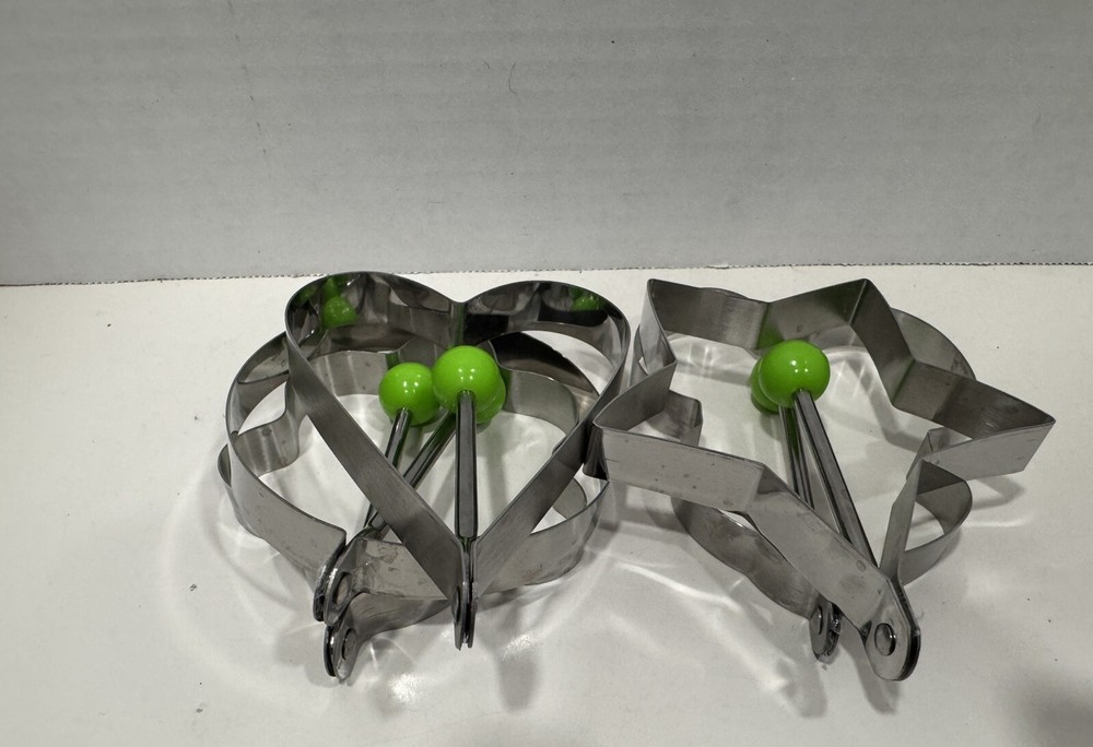 5 Pcs Fried Egg Stainless Steel Pancake Ring Mold Cooking Kitchen Tools