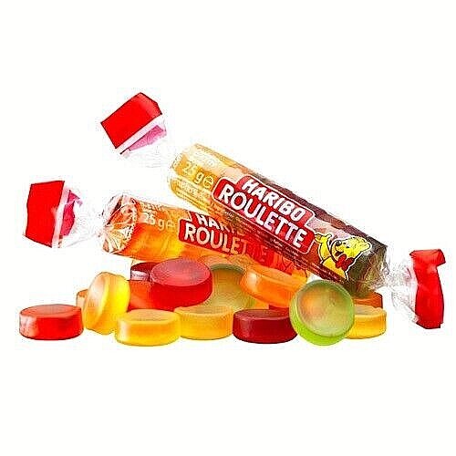 Haribo Roulette Rolls Candy in Bulk Free Shipping