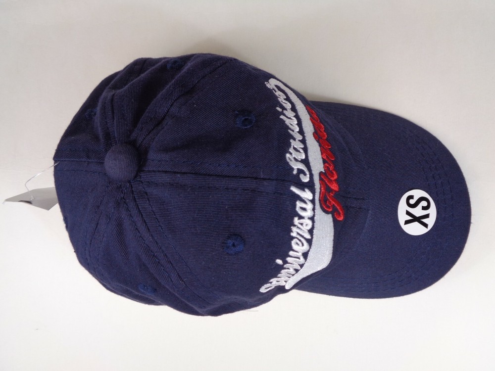 UNIVERSAL STUDIOS Florida BASEBALL CAP / Blue Red White / Adjustable Back / XS