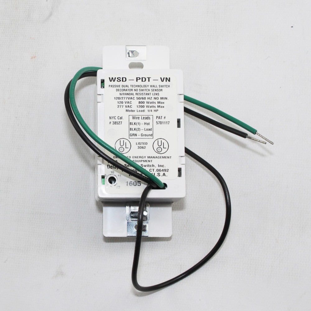 SENSOR SWITCH WSD-PDT-VN SWITCH OCCUPANCY SENSOR PDT PASSIVE DUAL TECHNOLOGY 120