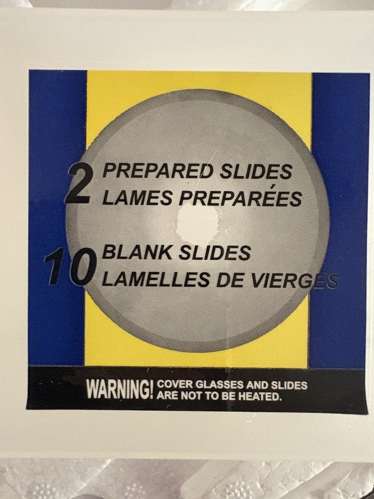 Vintage MICRO-SCIENCE MEGA SCREEN MICROSCOPE 62 PCS 1998-Used/Powers On