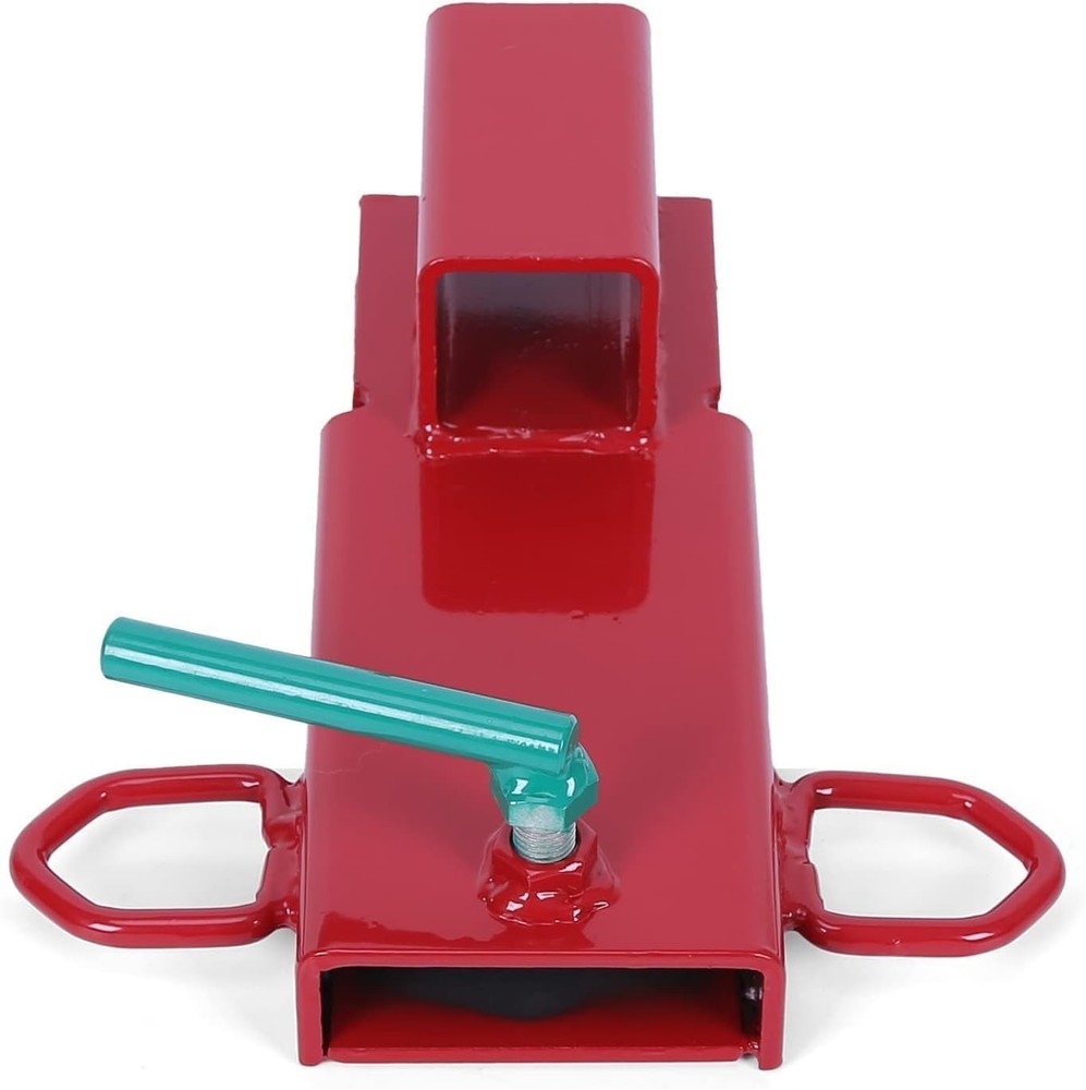 Clamp On Forklift 2" Hitch Receiver Pallet Fork Trailer Towing Adapter