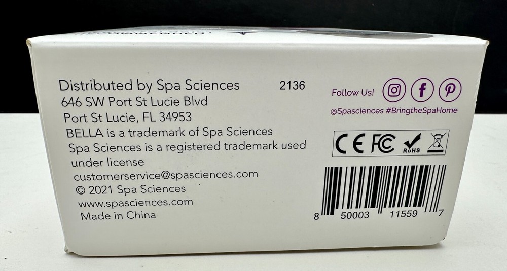 Spa Sciences Bella Wet/Dry Microdermabrasion Face Pore Extraction System