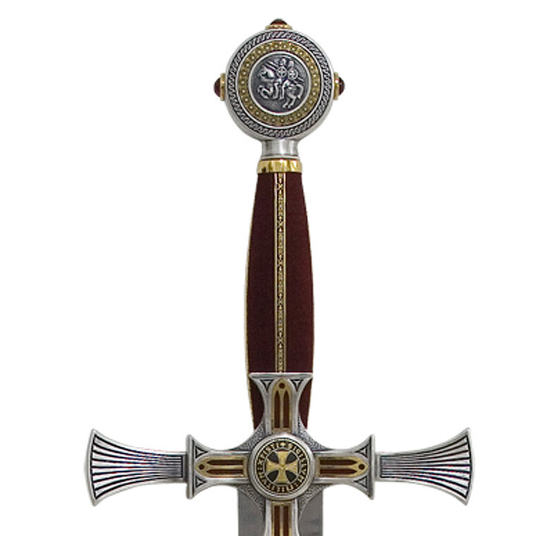 Marto - Damascened Templar Sword, 120 cm
