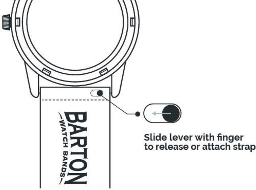 Barton Racing & Rally Leather Straps with Quick Release Spring Bars