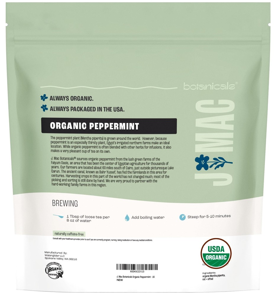 Organic Peppermint Leaf Tea