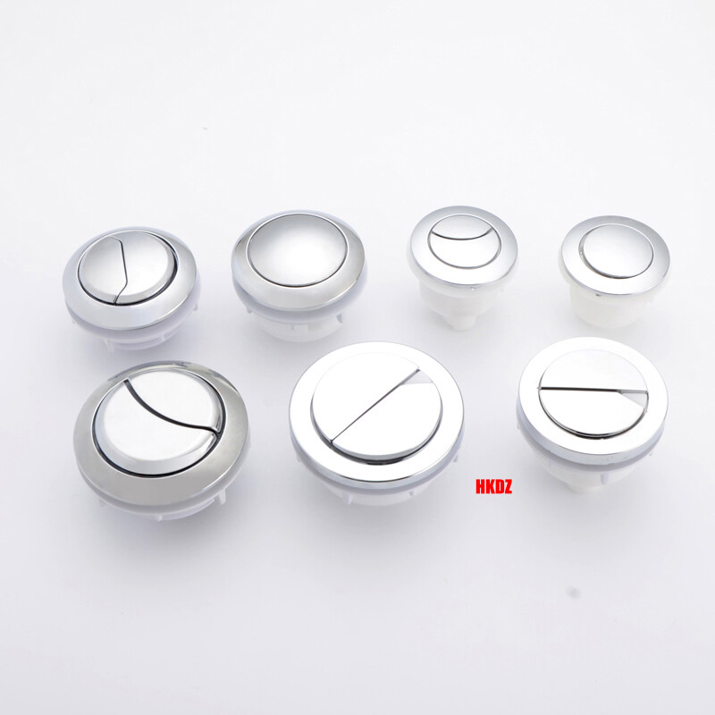 Round Single/Dual Flush Toilet Cistern Push Button Fitting Replace Water Saving