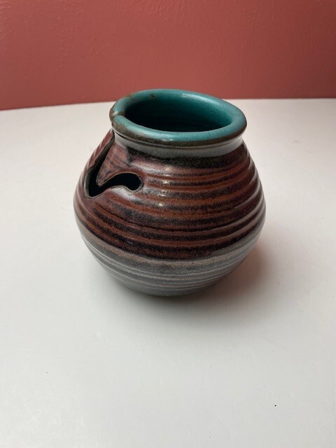 Crochet Ceramic Yarn Bowl