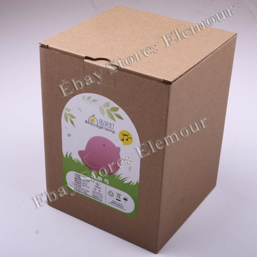 Rechargeable Dimmable Touch Control Portable Night Light Birdcage LED Lamp