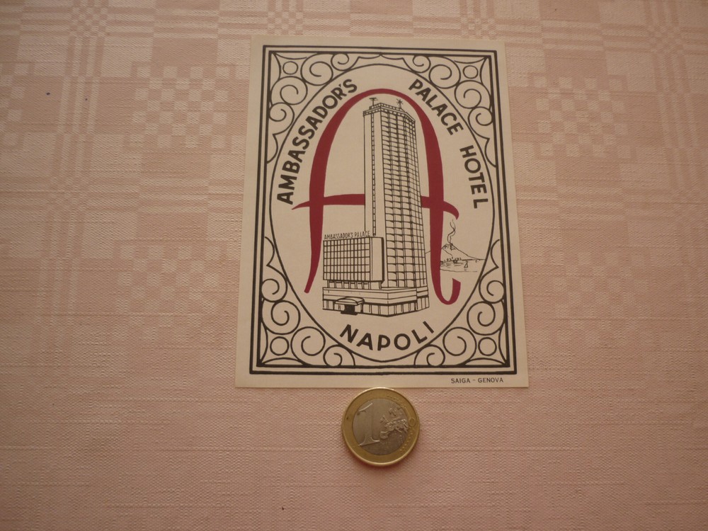 PUB HOTEL / NAPLES " ITALY "