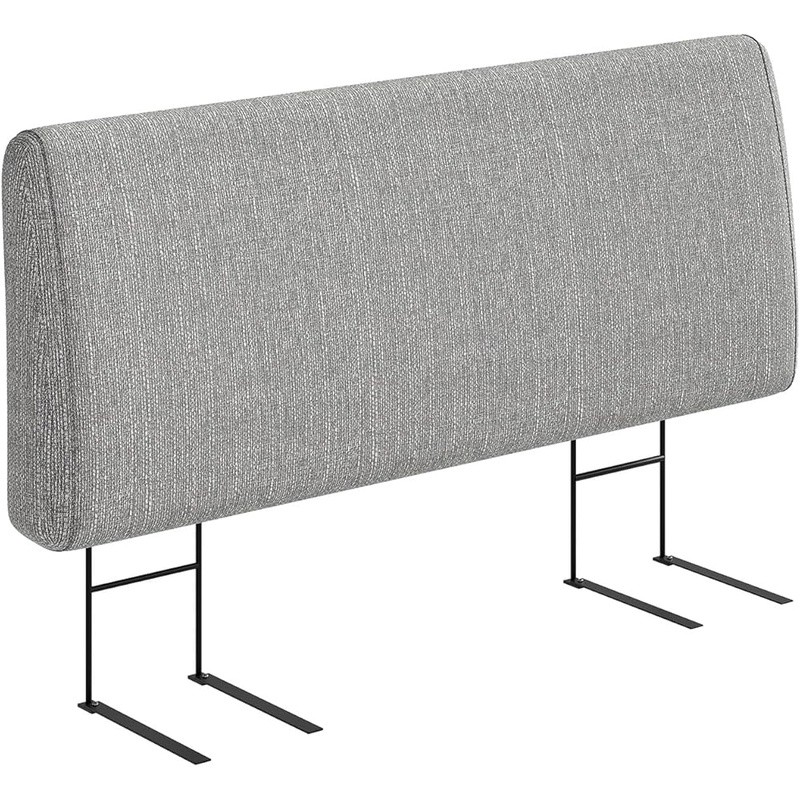 Height Adjustable Upholstered Headboard Comfortable Foam Easy Clean Installation