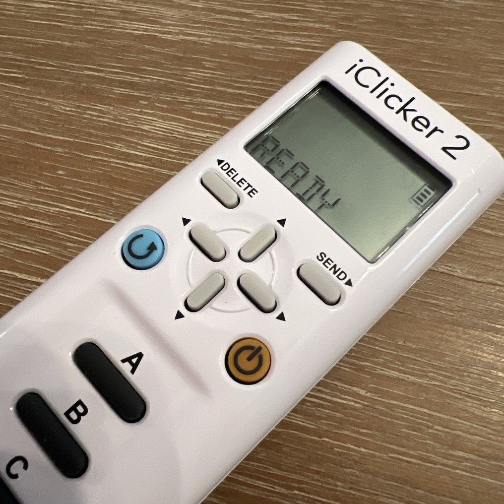 iClicker 2 Student Remote Classroom Response Control Powers On/Not Tested