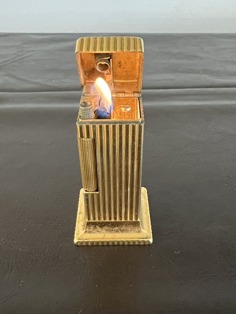 Vintage Dunhill Rollalite 1950’s Lighter - Regency Stripe