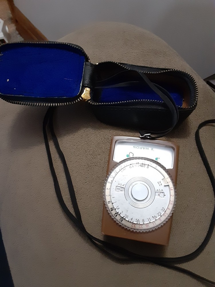 Wards Exposure Meter In Original Leather case