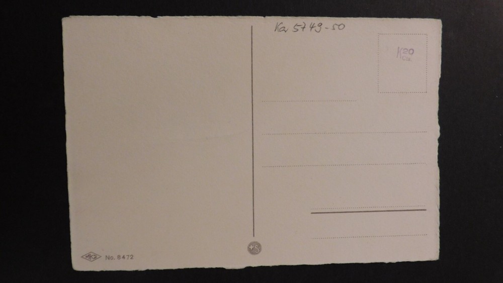 Mint Stamp on Stamp Postcard switzerland 3